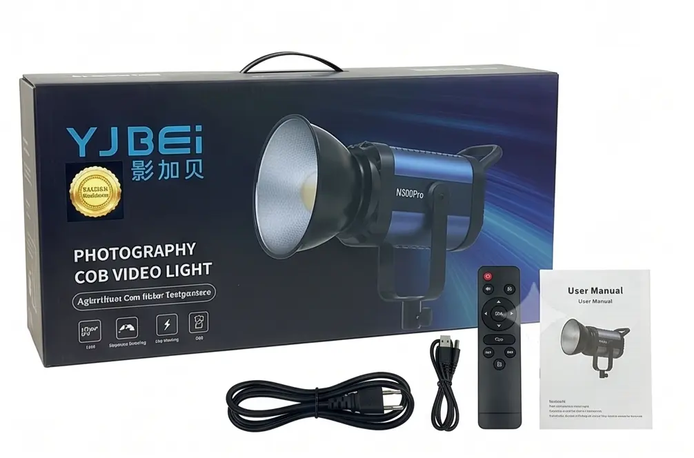 نور ثابت ویدیو لایت COB N300 Pro 300 وات مناسب عکاسی و فیلمبرداری | خرید از بوم شات